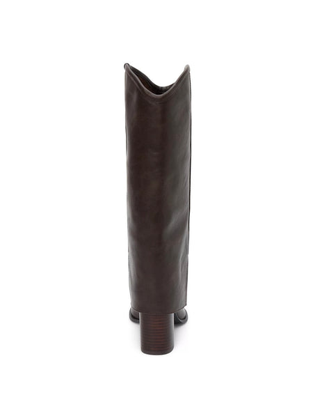 Walker Foldover Boot in Coffee
