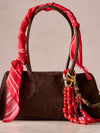 Sierra Suede Shoulder Bag in Chocolate