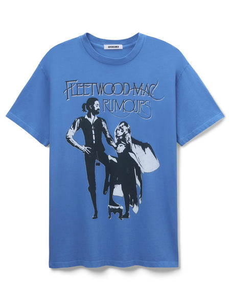 Fleetwood Mac Rumors Tee Dress in Azure Blue