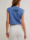 Be Merry Sweater in Blissful Blue Combo