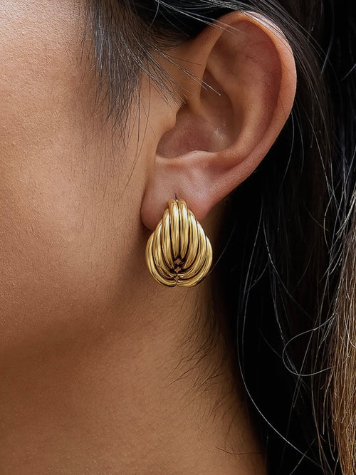 Lysandra Layered Teardrop Earrings