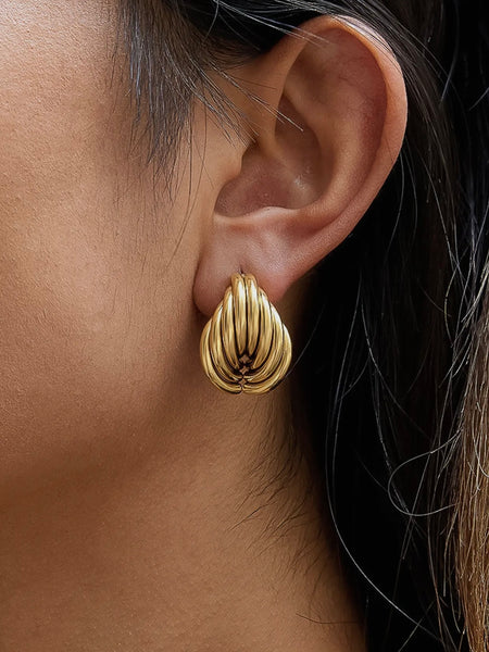 Lysandra Layered Teardrop Earrings