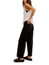 Benji Relaxed Wide Leg Jean in Thea Black