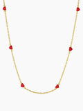 Amour Necklace in Red