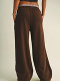 On The Double Layered Sweat Pant in Chocolate
