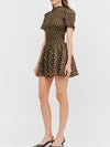 On The Spot Mini Dress in Brown