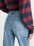 Good Waist Palazzo Ankle Jeans in Cedarwick
