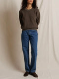 Ziggy Inside Out Sweatshirt in Dark Olive