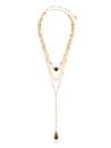 Forever Falling Tiger's Eye Lariat