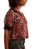 My Love Blouse in Leopard Combo