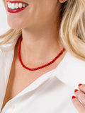 Alys Necklace in Red Coral