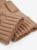 Charlene Cable Knit Mitten in Praline