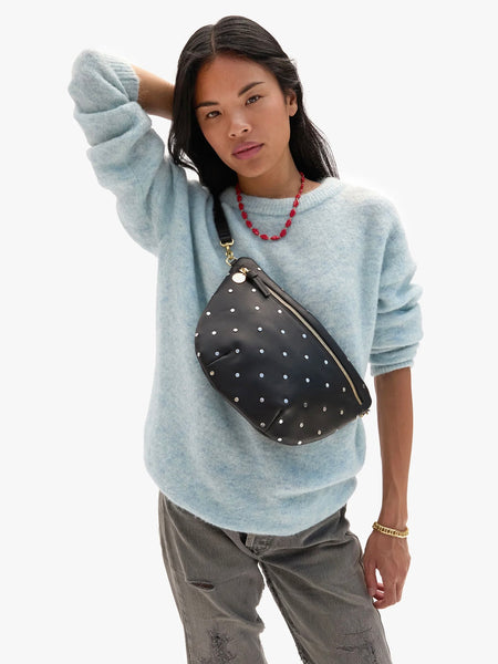 Grande Fanny in Black Natural Allover Studs