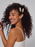 Recycled Plastic Creaseless Clips 4pc in Cherry Print