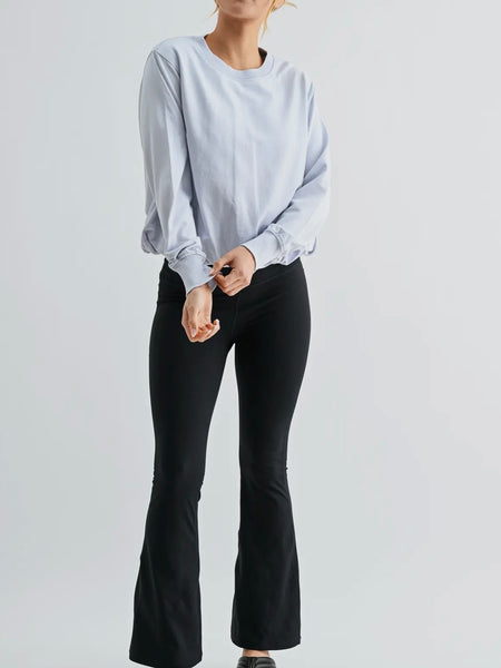 Cozy In The Clouds Sweatshirt in Light Blue