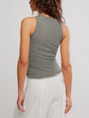 So Soft Seamless Stripe Tank in Black & White
