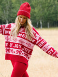 Callie Sweater in Sugared Peppermint