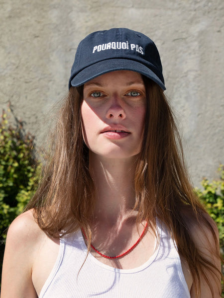Baseball Hat in Pourquoi Pas Navy