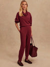 Betsy Sweat in New Maroon