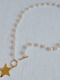 Molten Star Pearl Necklace