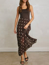 Pull Out All The Dots Skirt in Chocolate