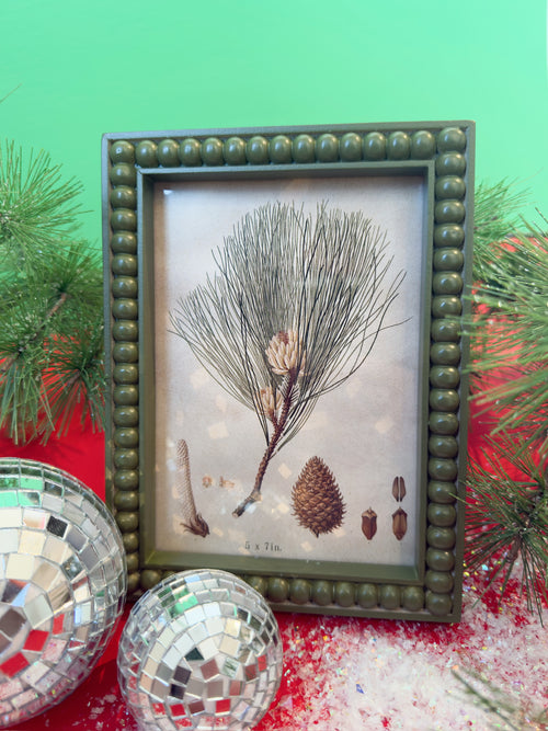 Hobnail Frame in Green