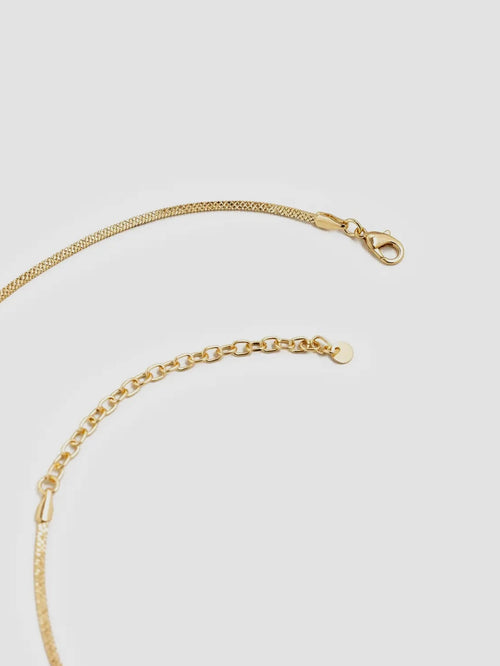 Flat Snake Chain Necklace