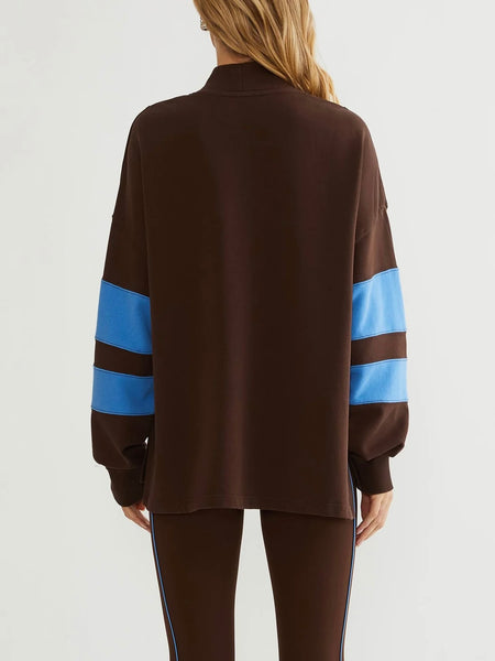 Jaylyn Sweatshirt in Caribou Blue