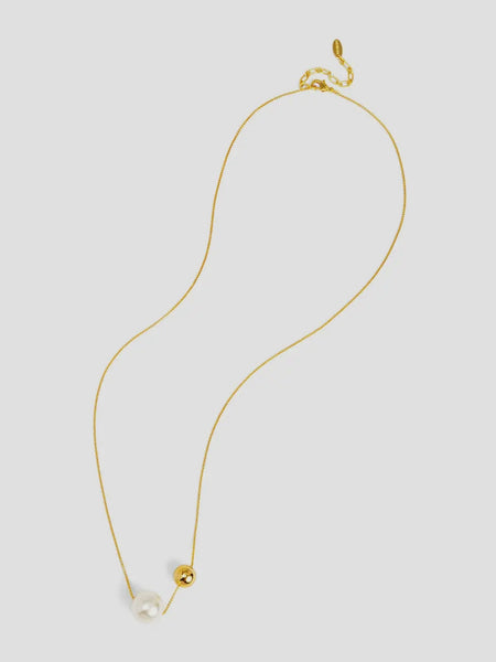 Pearl & Bead Long Necklace