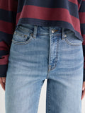 Good Waist Palazzo Ankle Jeans in Cedarwick