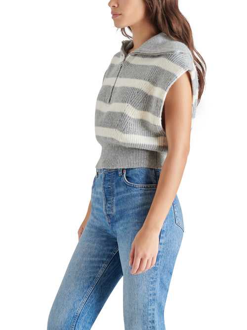 Marant Sweater in Heather Grey Stripe