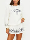 Devyn Oversized Sweatshirt in Regatta Anchor