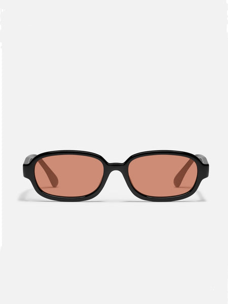 Could Never Sunnies in Black & Dark Apricot