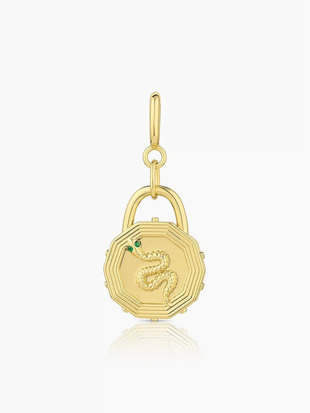 Kara Padlock Charm Necklace