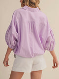 Top With Bubbly Blouse in Sweet Lilac