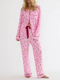 Livy & Connie PJ Set in Pink Milk & Cookies