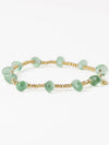 Hope Stretch Bracelet in Mint Glass