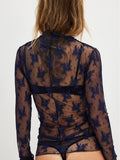 Lady Lux Layering Top in Deeper Iris