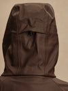 Kirsten Rain Coat in Dark Truffle