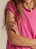 Nova Tee in Hibiscus Pink