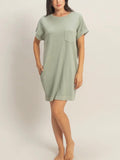 When's Tee Time Mini Dress in Sage