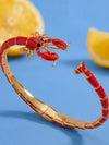 Lobster Boil Hinged Cuff