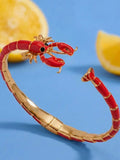 Lobster Boil Hinged Cuff