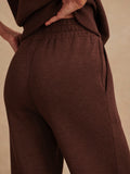 The Wide Leg Pant 28 in Coffee Bean Marl