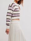 Lila Stripe Cardi in Ivory Combo