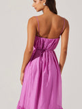 Elisha Dress in Magenta