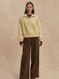 Jaylin Half Zip Fleece in Reed Yellow