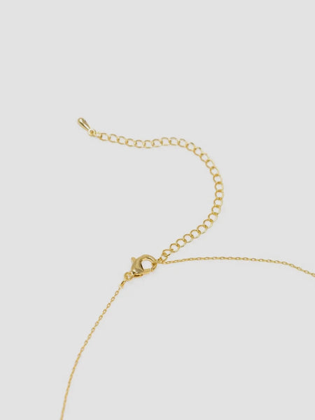 CZ Linked Pendant Necklace