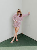 Get Your Game On Set in Burgundy & White
