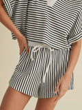 Step Into Stripes Set in White
